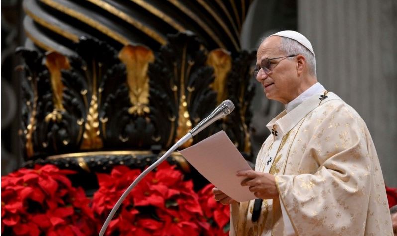 NA SONELIDADE DE NATAL LEÃO XIV ECOOU QUE “A PAZ PROMETIDA JÁ SE ENCONTRA ENTRE NÓS”