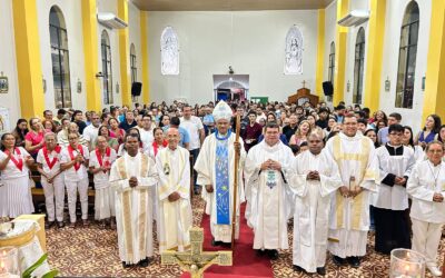 DIOCESE DE MACAPÁ CELEBROU A ELEVAÇÃO DA ÁREA MISSIONÁRIA EM PARÓQUIA