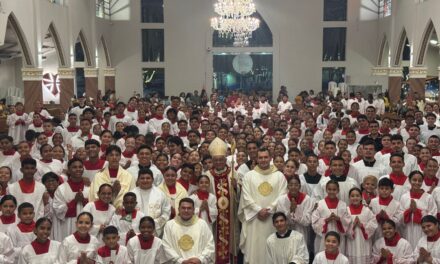 JUBILEU DOS COROINHAS FORTALECE A JUVENTUDE NA DIOCESE DE BRAGANÇA