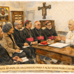 VISITA AO PAPA DA COMISSÃO PARA A AÇÃO MISSIONÁRIA DO BRASIL
