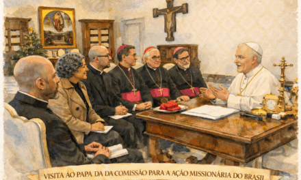 VISITA AO PAPA DA COMISSÃO PARA A AÇÃO MISSIONÁRIA DO BRASIL