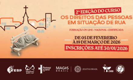 CURSO SOBRE DIREITOS DAS PESSOAS EM SITUAÇÃO DE RUA, FRUTO DA CF 2026, ABRE INSCRIÇÕES PARA 2ª EDIÇÃO