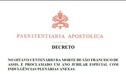 LEIA NA INTEGRA O DECRETO DA PROCLAMAÇÃO DO ANO JUBILAR DE SÃO FRANCISCO DE ASSIS – 2026/2027