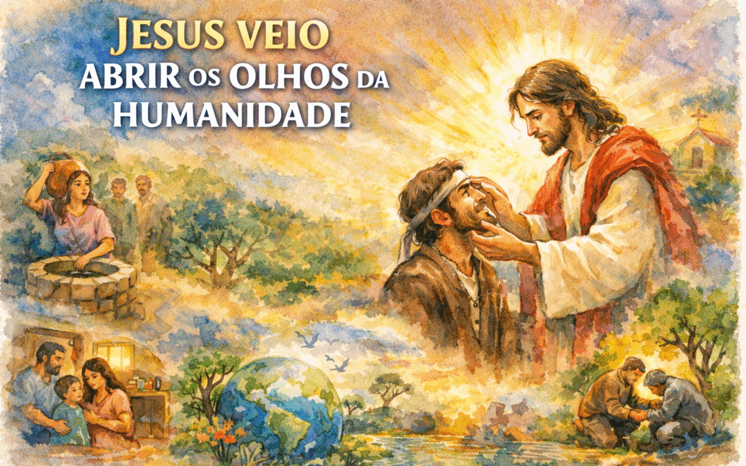 JESUS VEIO ABRIR OS OLHOS DA HUMANIDADE