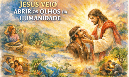 JESUS VEIO ABRIR OS OLHOS DA HUMANIDADE