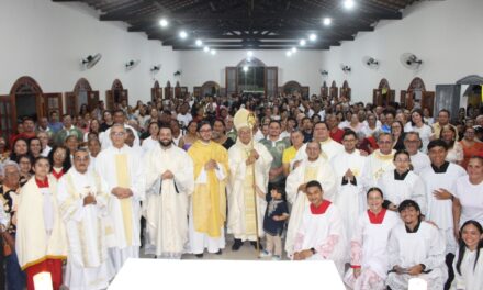 DOM RAIMUNDO POSSIDÔNIO ELEVA CANONICAMENTE EM CAPITÃO POÇO A PAROQUIA SÃO JOSÉ