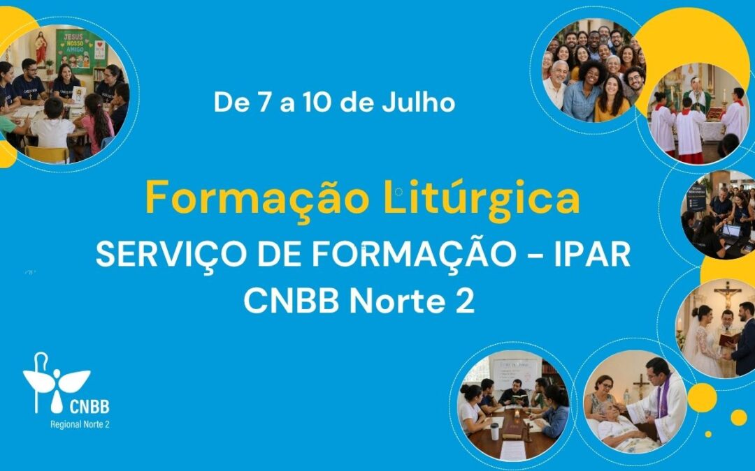 INSCRIÇÕES ABERTAS PARA ‘FORMAÇÃO LITURGICA’ A SER REALIZADO PELO IPAR