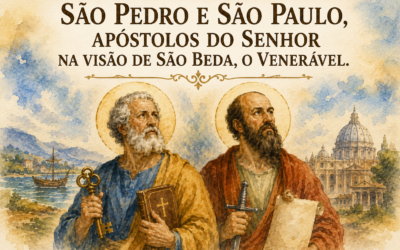 SÃO PEDRO E SÃO PAULO, APÓSTOLOS DO SENHOR NA VISÃO DE SÃO BEDA, O VENERÁVEL