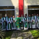 ADMINISTRADOR DIOCESANO DE PONTA DE PEDRAS REUNE-SE COM O CLERO PARA DAR CONTINUIDADE AOS PROJETOS DEIXADOS POR DOM TEODORO