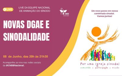 EQUIPE DE ANIMAÇÃO DO SÍNODO PROMOVE LIVE SOBRE NOVAS DIRETRIZES GERAIS DA AÇÃO EVANGELIZADORA E SINODALIDADE