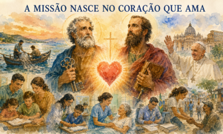 A MISSÃO NASCE NO CORAÇÃO QUE AMA