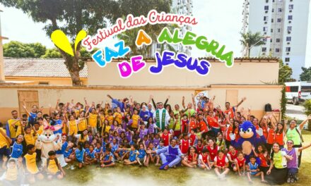 ‘FAZ A ALEGRIA DE JESUS’ REÚNE MAIS DE 130 CRIANÇAS EM BELÉM