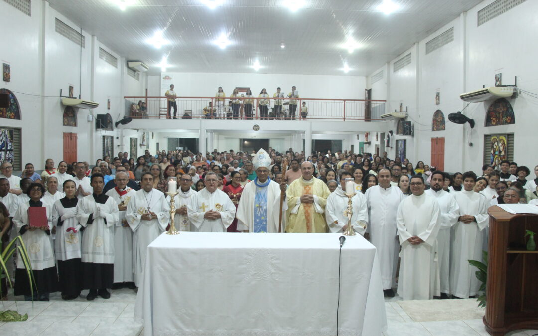 ÁREA MISSIONÁRIA SANTÍSSIMA TRINDADE É OFICIALMENTE INSTALADA EM MACAPÁ E RECEBE PRIMEIRO ADMINISTRADOR PASTORAL
