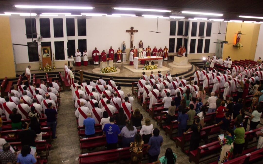 DIÁCONOS DA ARQUIDIOCESE DE BELÉM CELEBRAM O SEU DIA COM CELEBRAÇÃO EUCARÍSTICA E RENOVAM COMPROMISSOS COM AS AÇÕES DE EVANGELIZAÇÃO