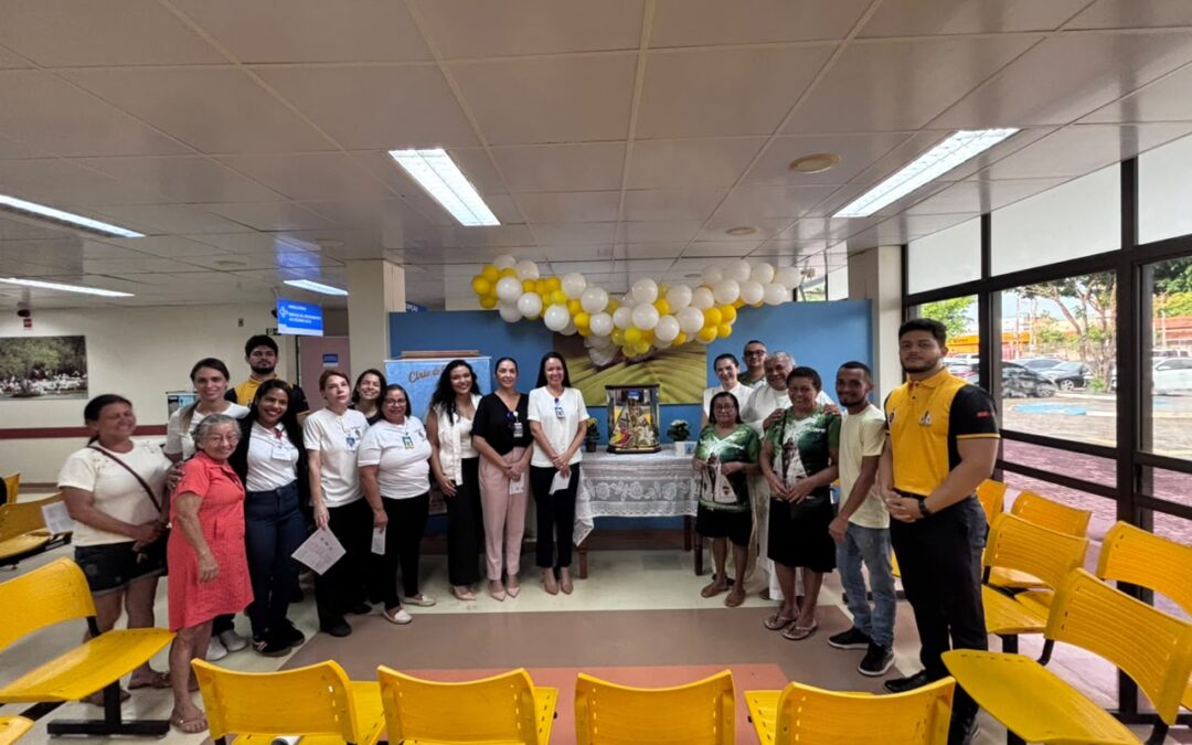 HOSPITAL REGIONAL PÚBLICO DA TRANSAMAZÕNICA RECEBE A VISITA DA IMAGEM PEREGRINA DE NOSSA SENHORA DE NAZARÉ