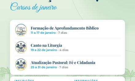 Serviço de Formação da CNBB Regional Norte 2 abre inscrições para formações de janeiro de 2027