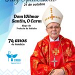 CNBB Regional Norte 2 celebra o aniversário natalício de Dom Wilmar Santin, O. Carm.